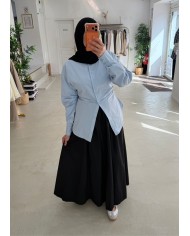 Chemise sculptée jaune