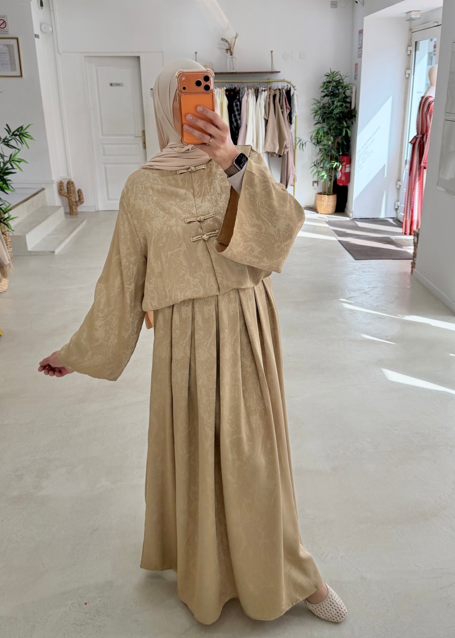 Ensemble Yuna jaune/doré