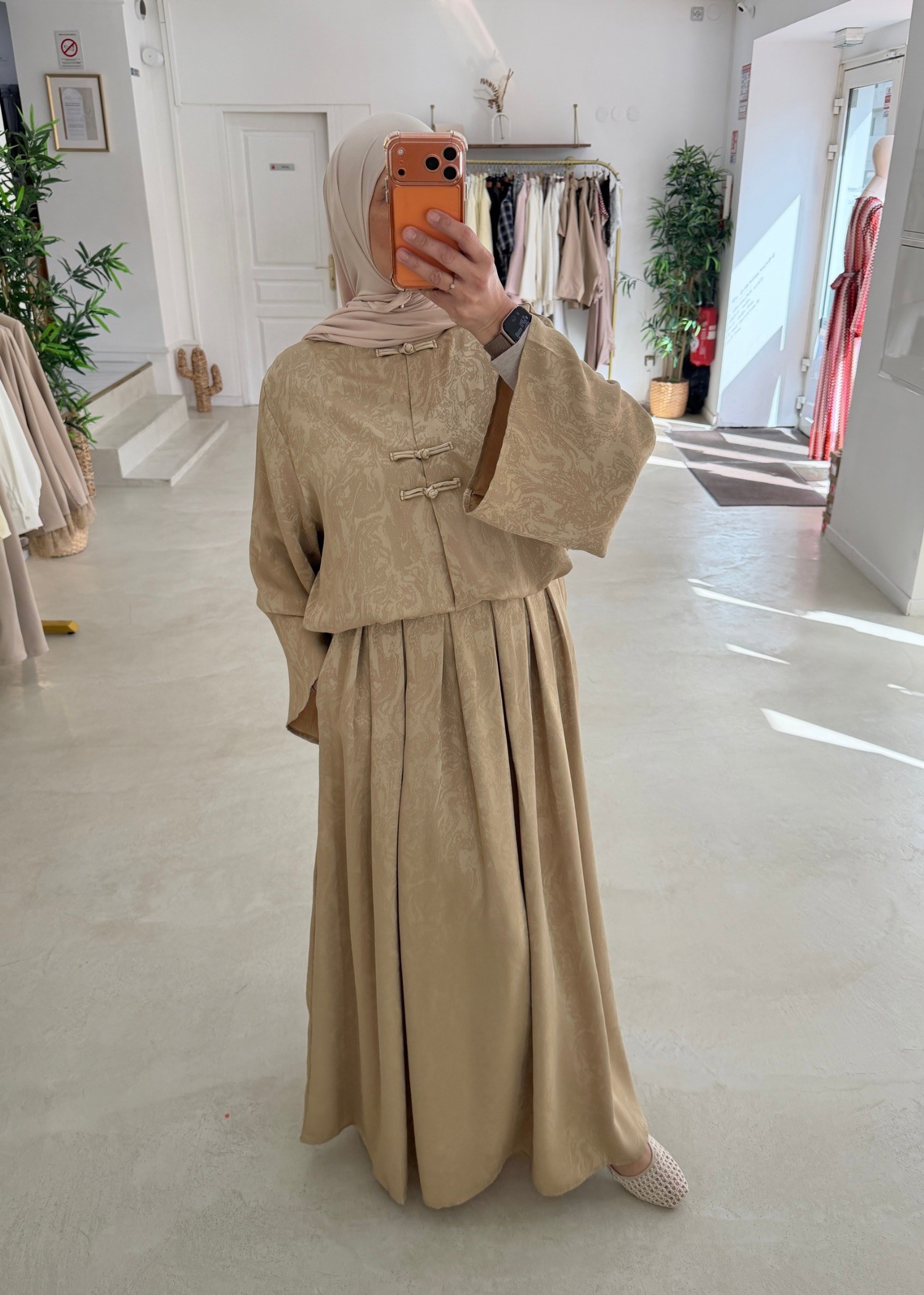 Ensemble Yuna jaune/doré