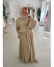 Ensemble Yuna jaune/doré