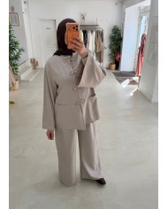 Ensemble jupe ballon noir