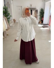 chemise oversize vert d'eau