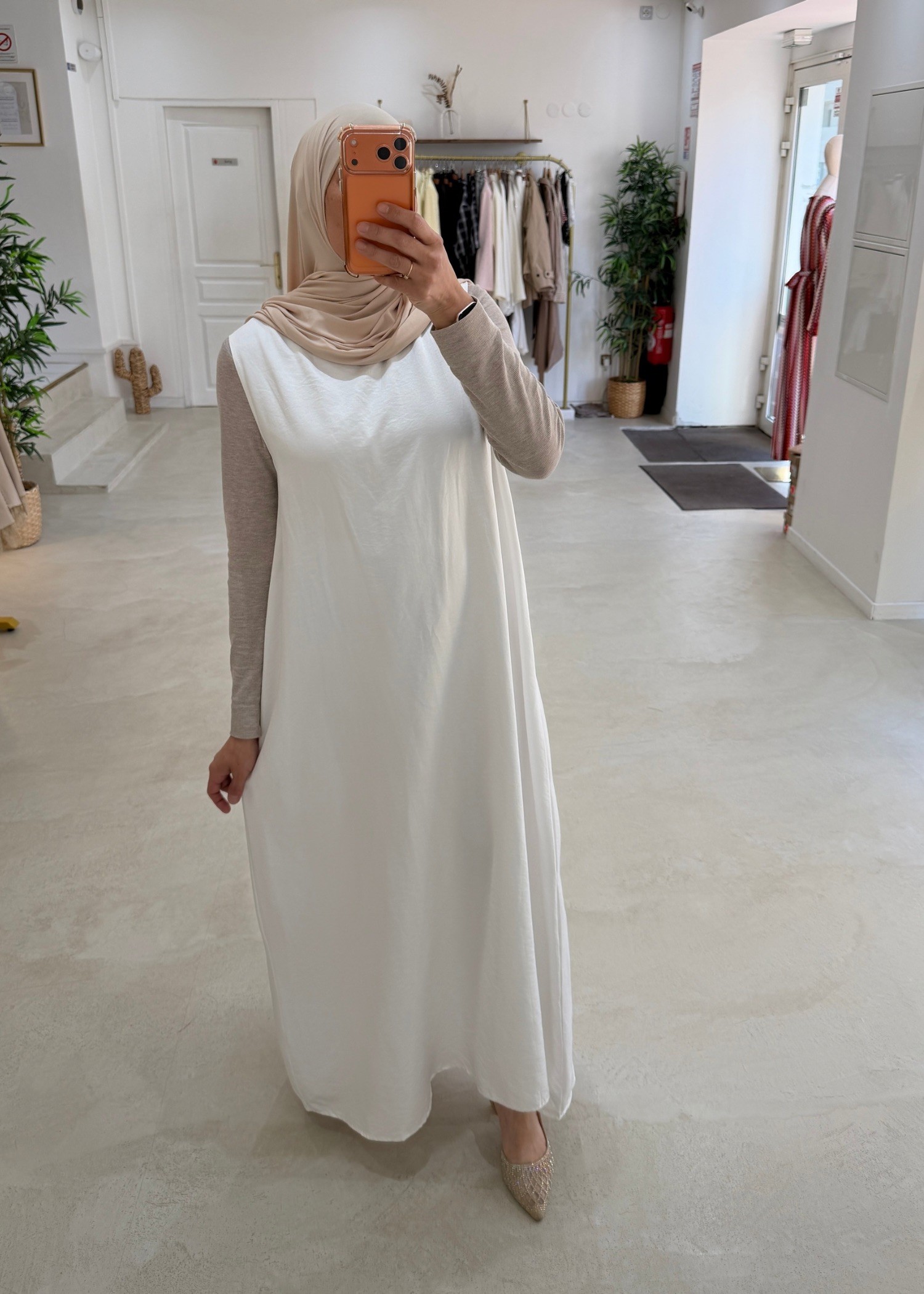 Sous robe blanche