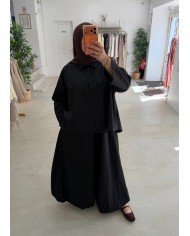 Ensemble jupe ballon noir