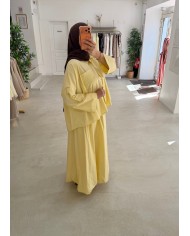 Ensemble jupe ballon jaune