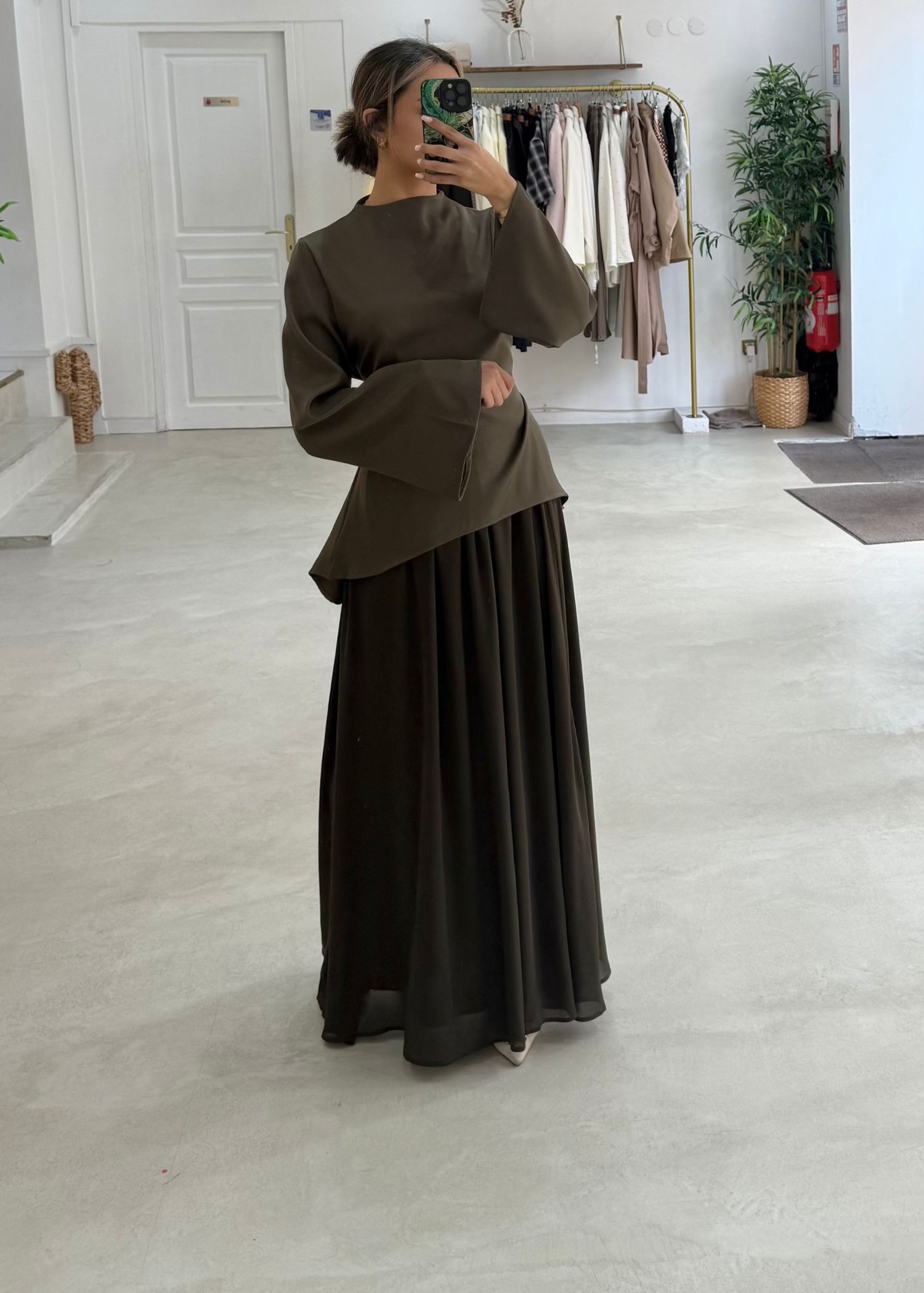 Set Alméa kaki foncé