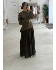 Set Alméa kaki foncé