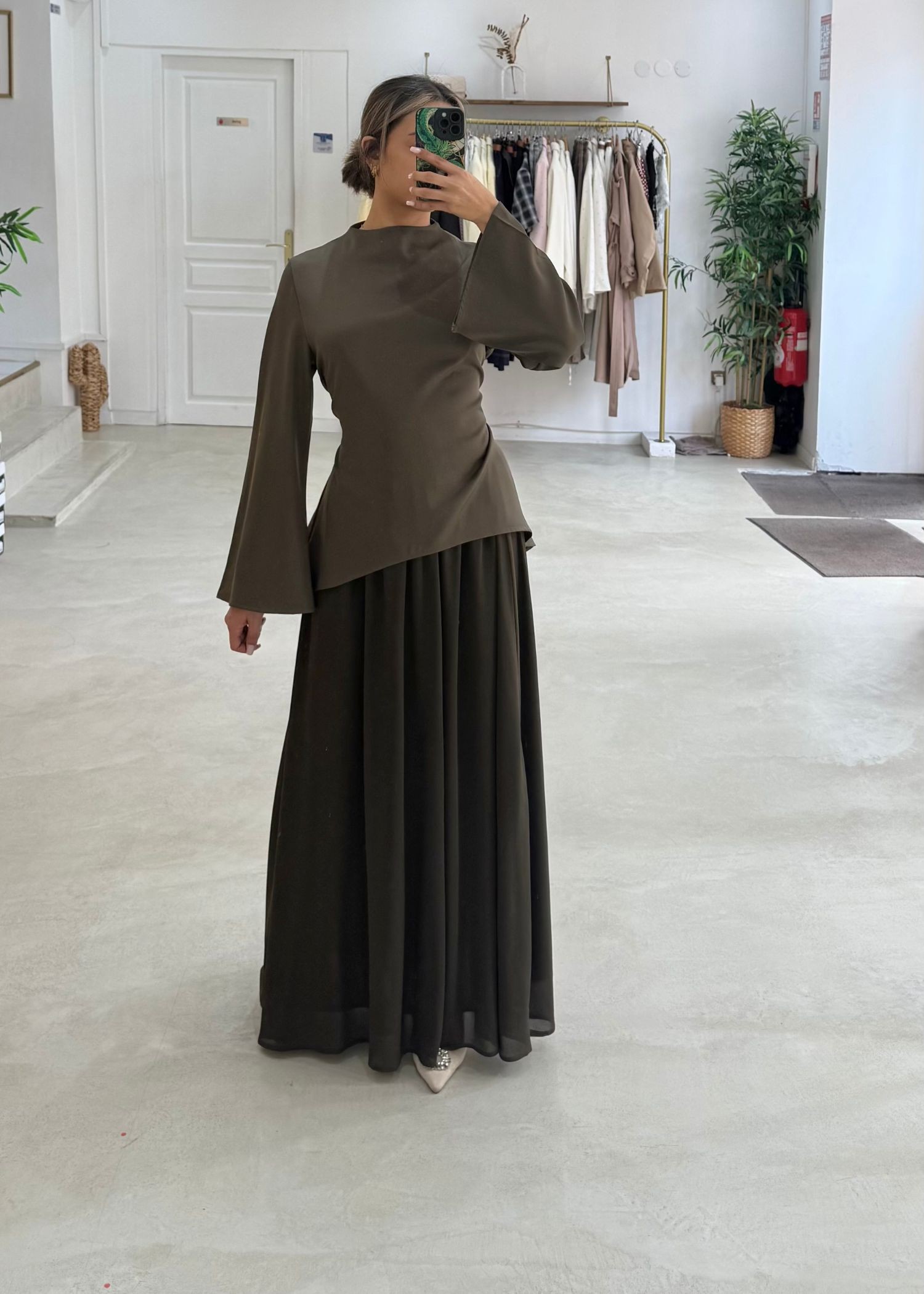 Set Alméa kaki foncé