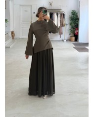 Set Alméa kaki foncé