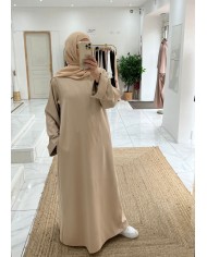Abaya basic blanche Abaya basic blanche