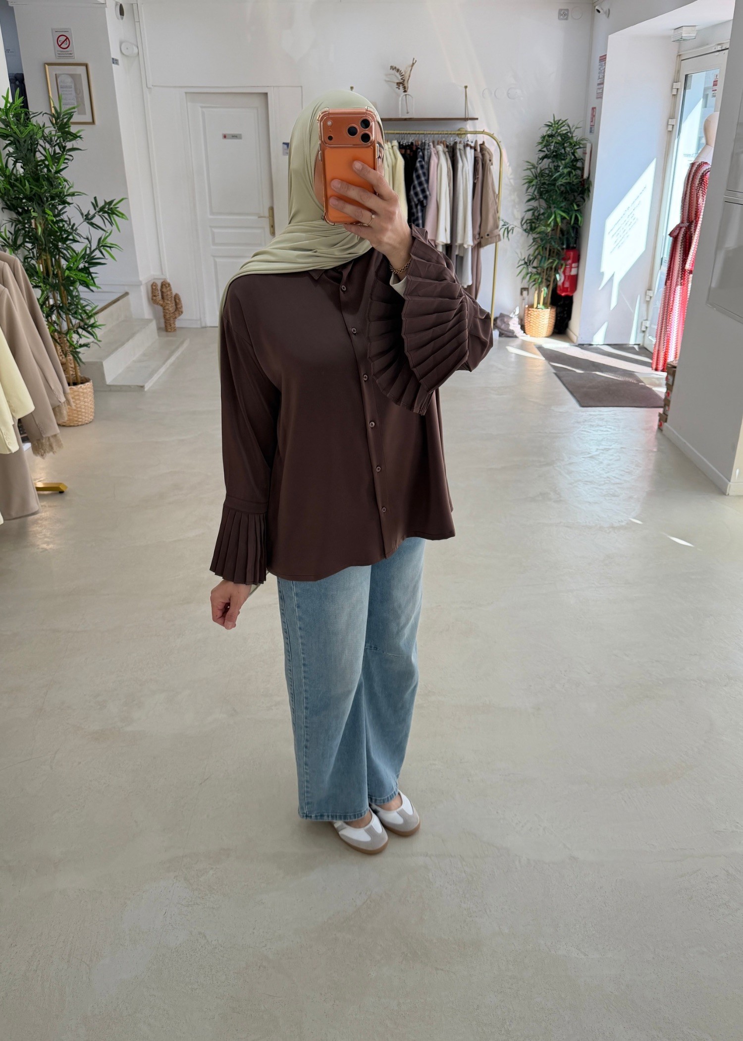 Chemisier Muse chocolat