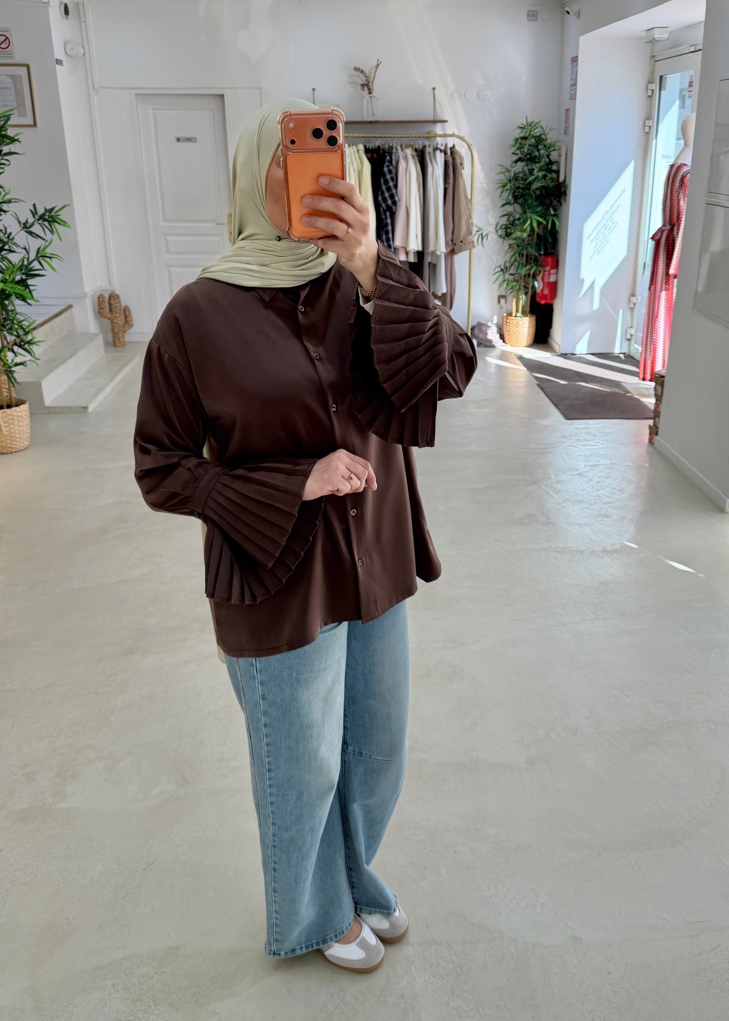 Chemisier Muse chocolat