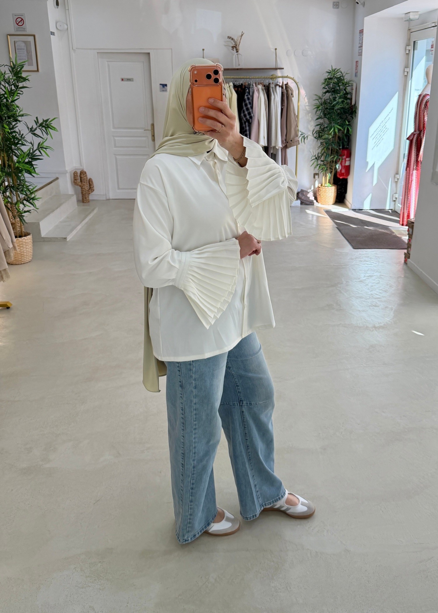 Chemisier Muse blanc