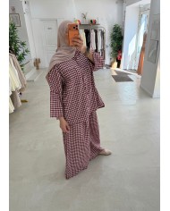 Ensemble vichy rouge
