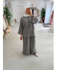 Ensemble vichy choco