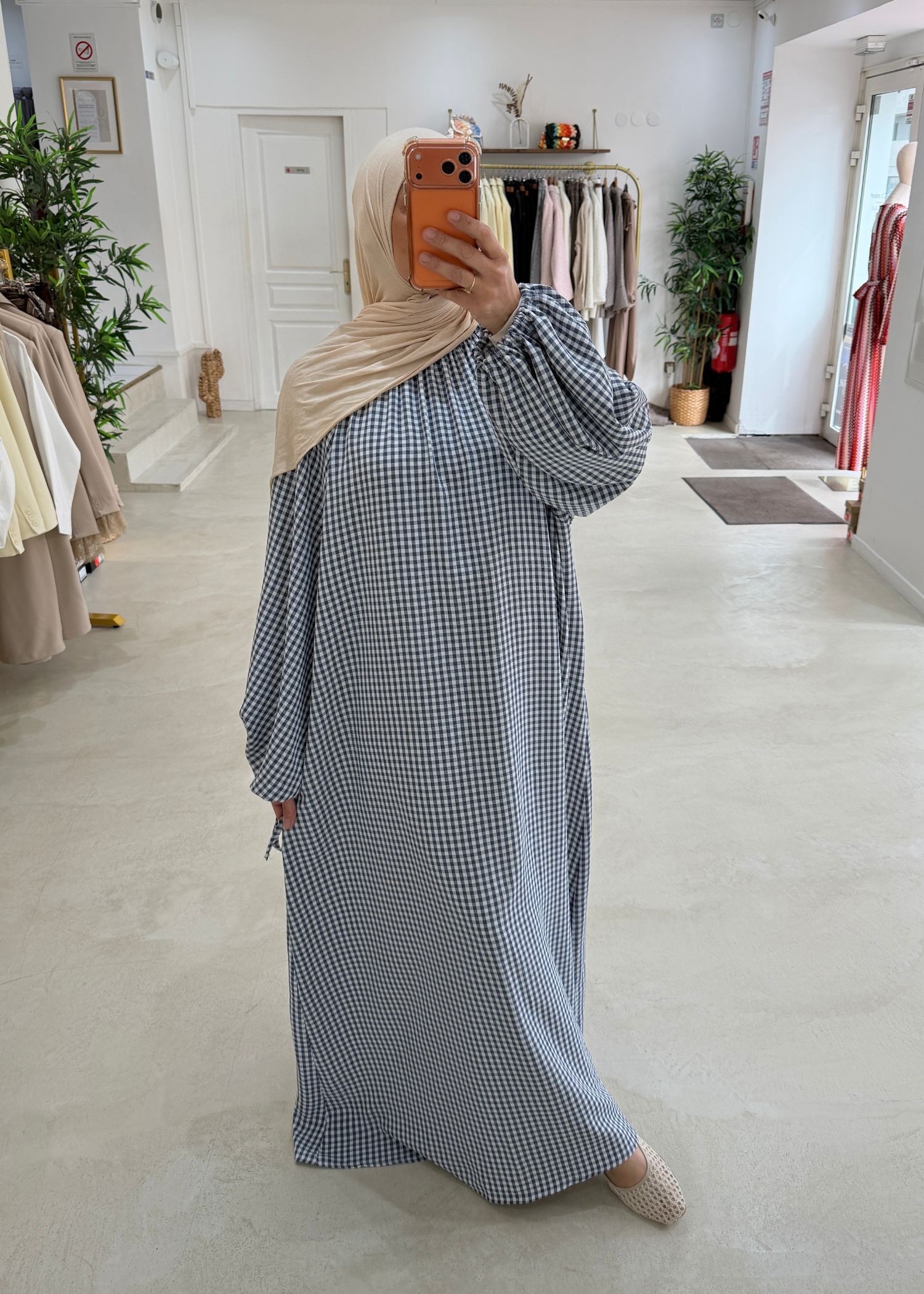 Robe Vichy bleu