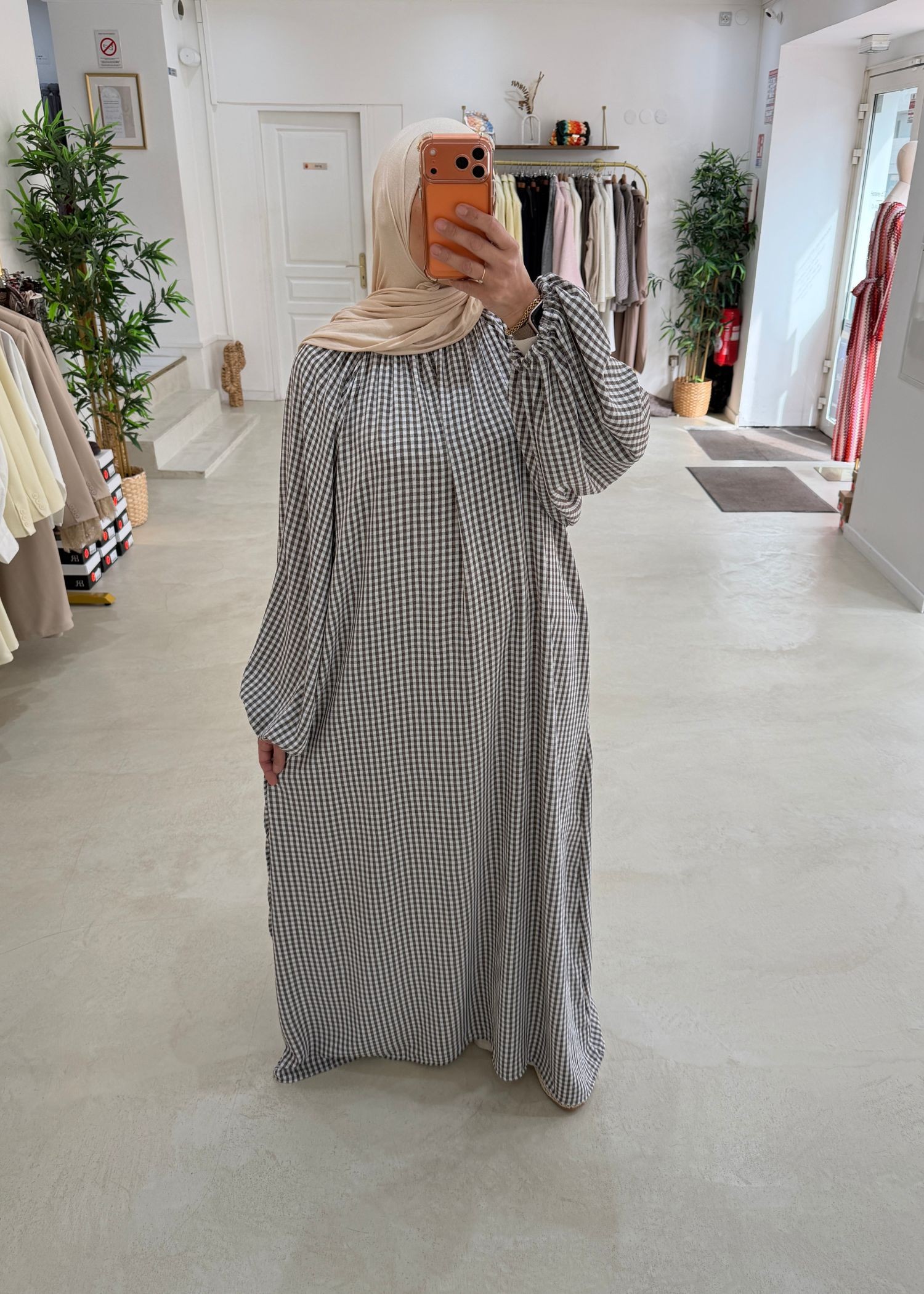 Robe Vichy choco