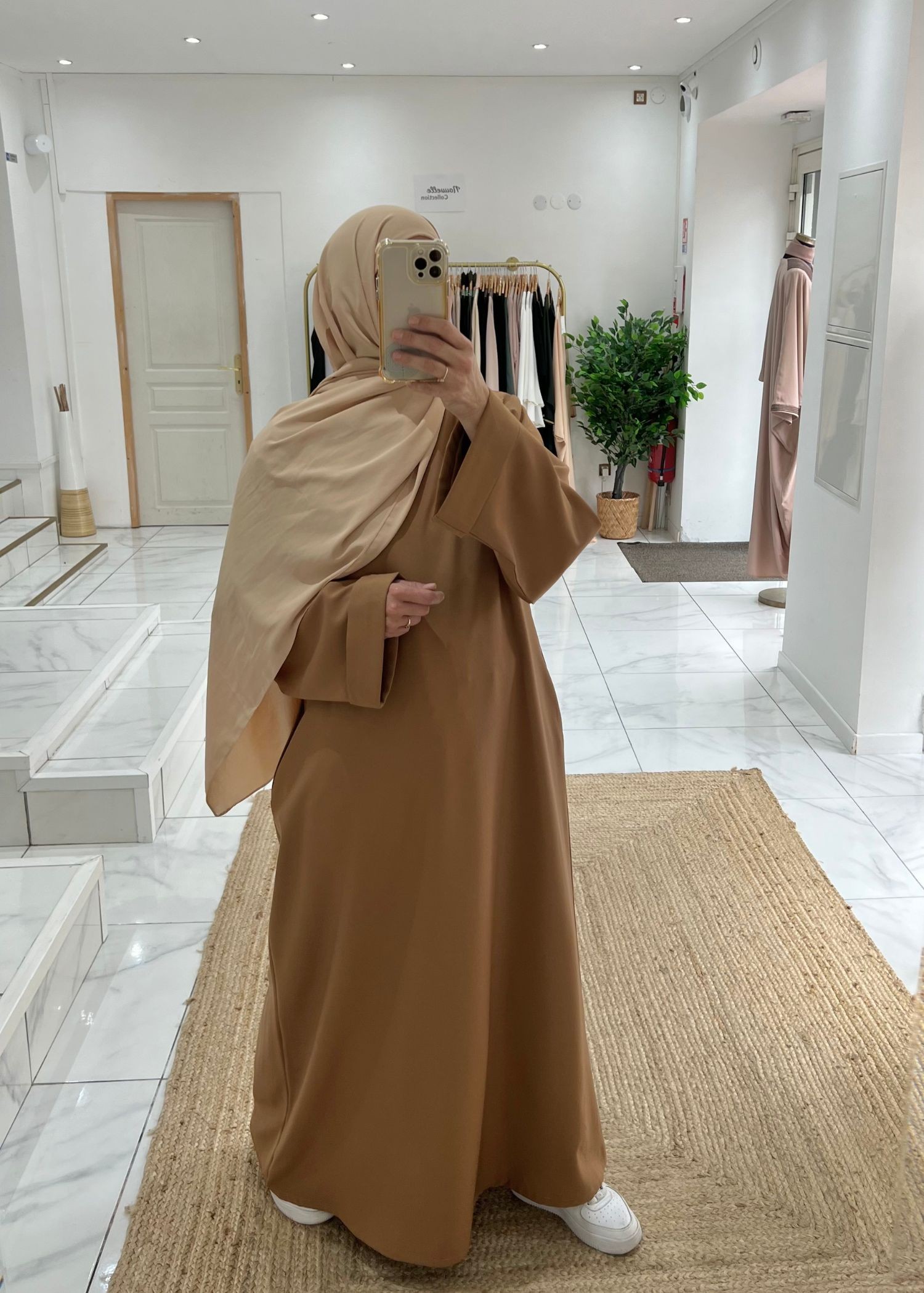 Abaya basic camel
