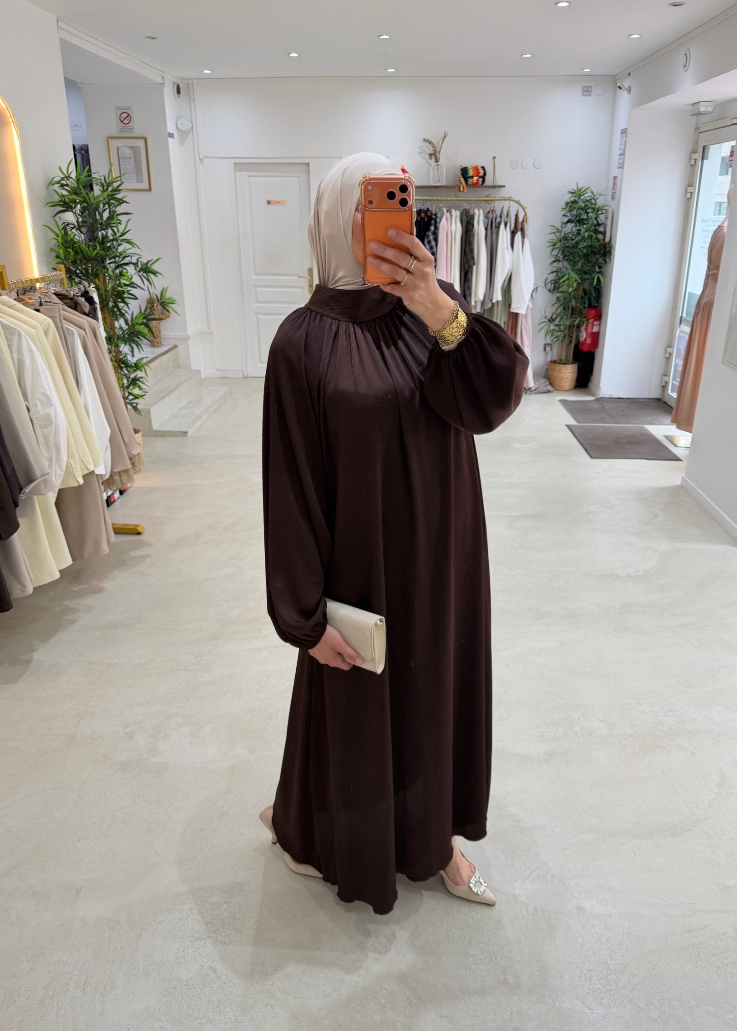Robe MAYA chocolat