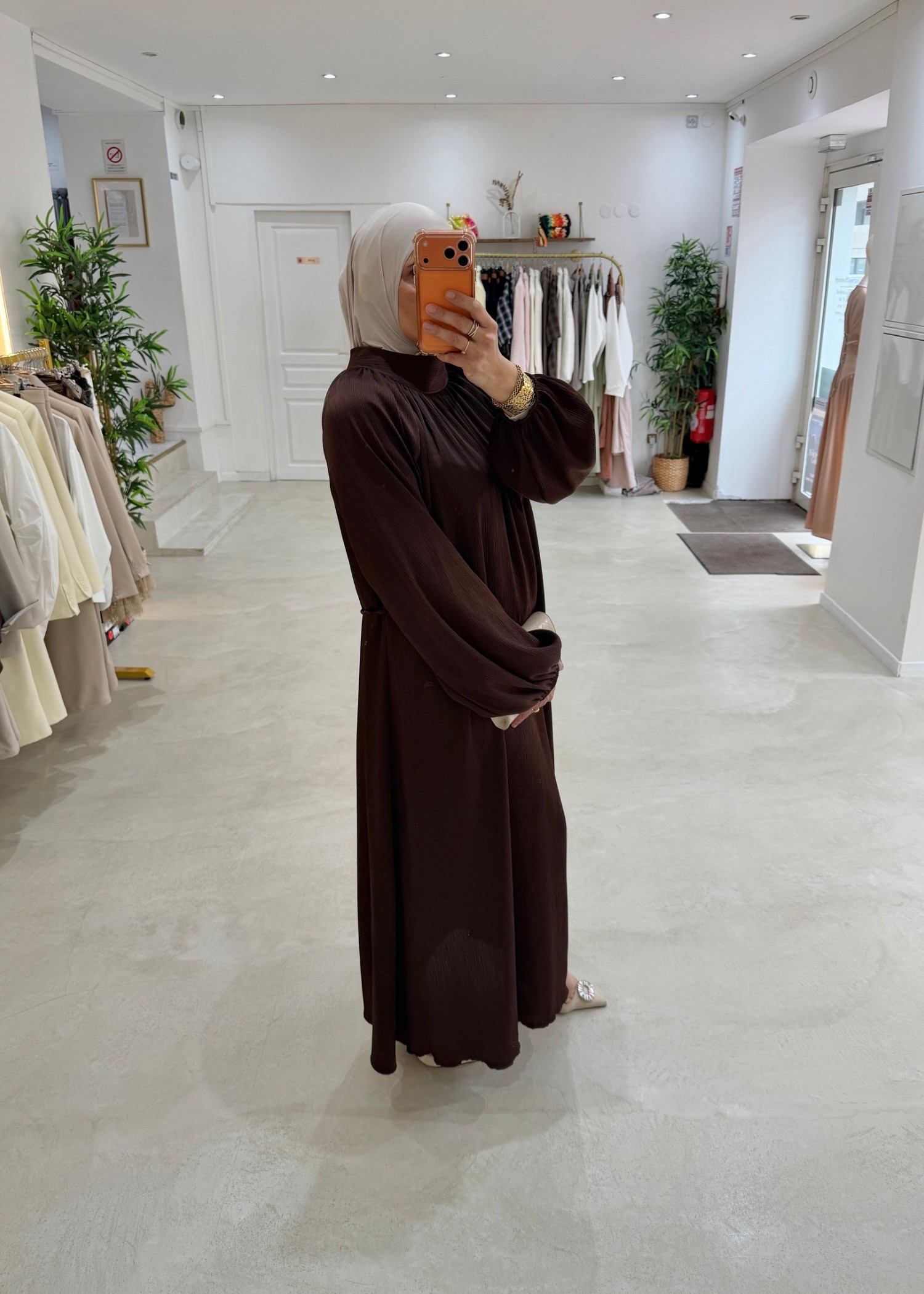Robe MAYA chocolat