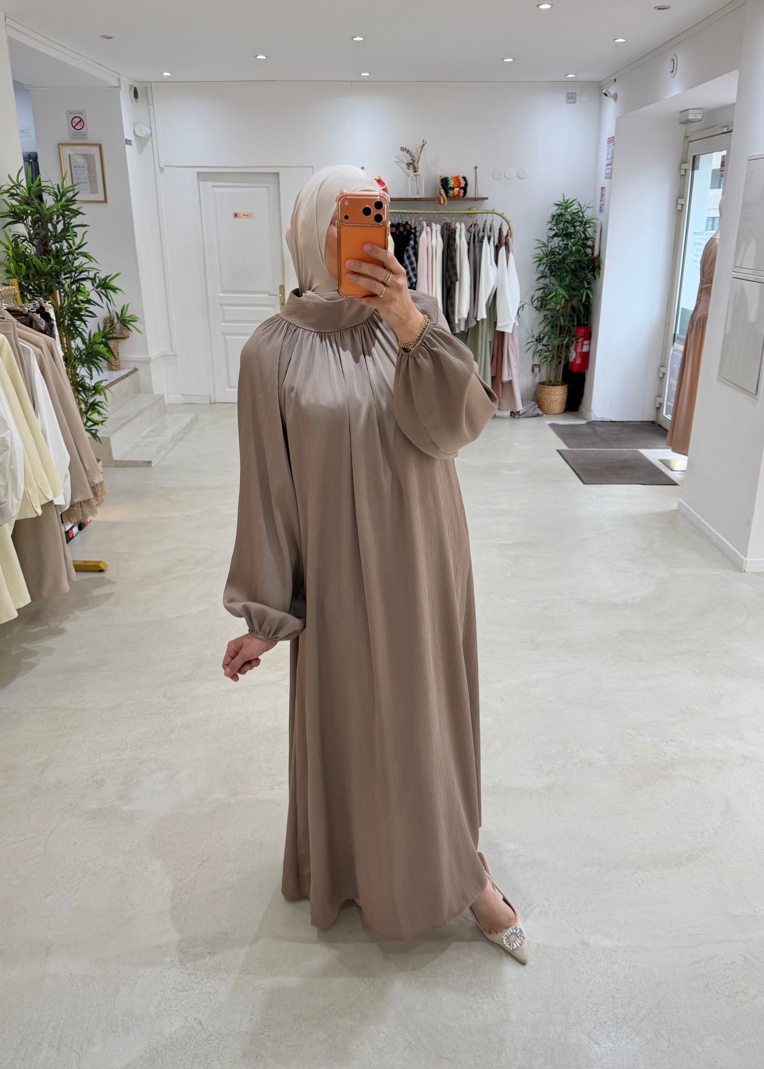 Robe MAYA taupe