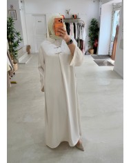 Abaya Mailee jaune