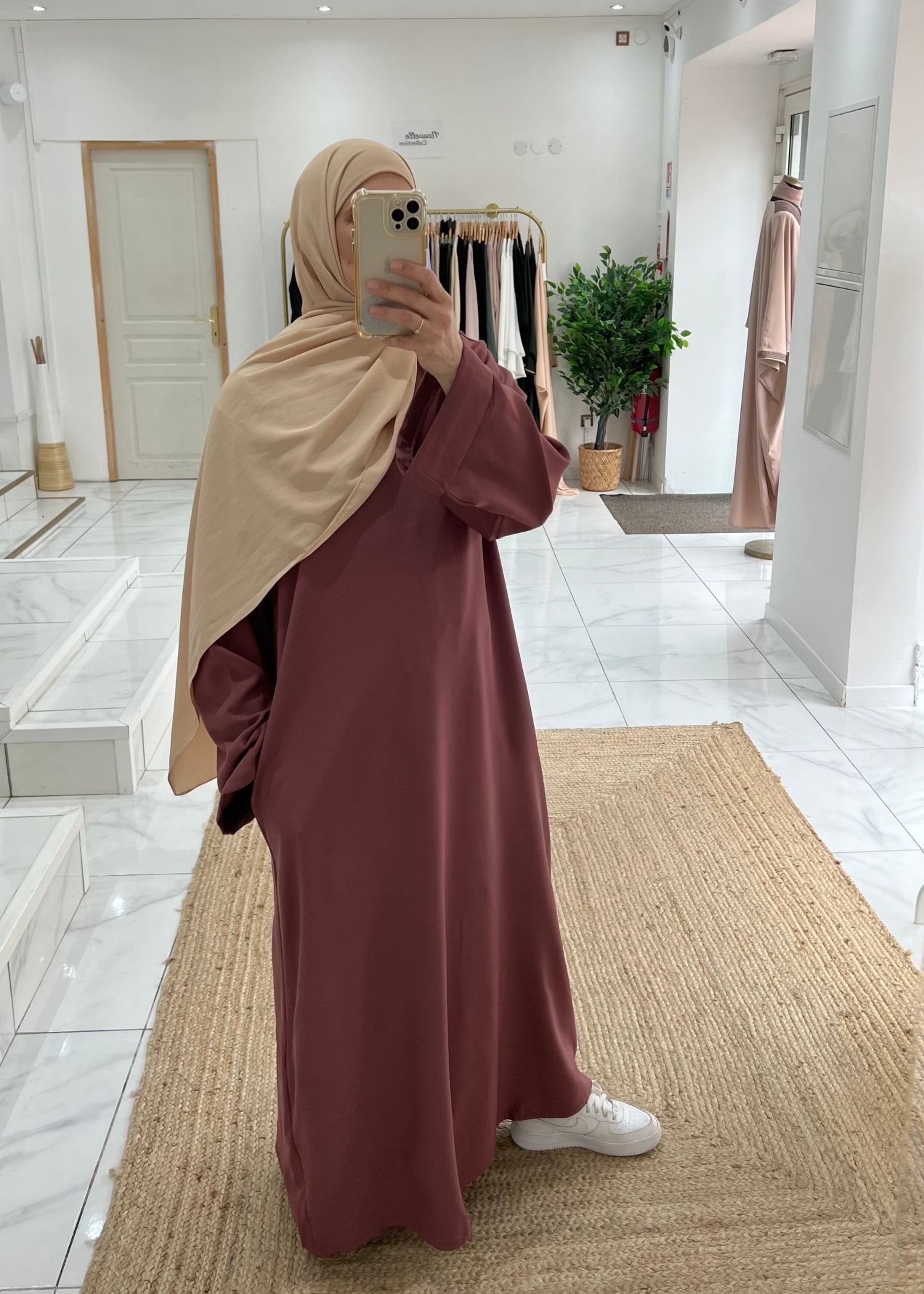 Abaya basic figue Abaya basic figue