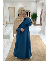 Abaya basic bleu jeans