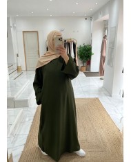 Abaya basic vert menthe Abaya basic vert menthe