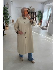 Trench coat beige clair