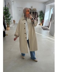 Trench coat beige clair