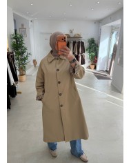 Trench coat beige clair
