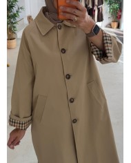 Trench coat camel clair