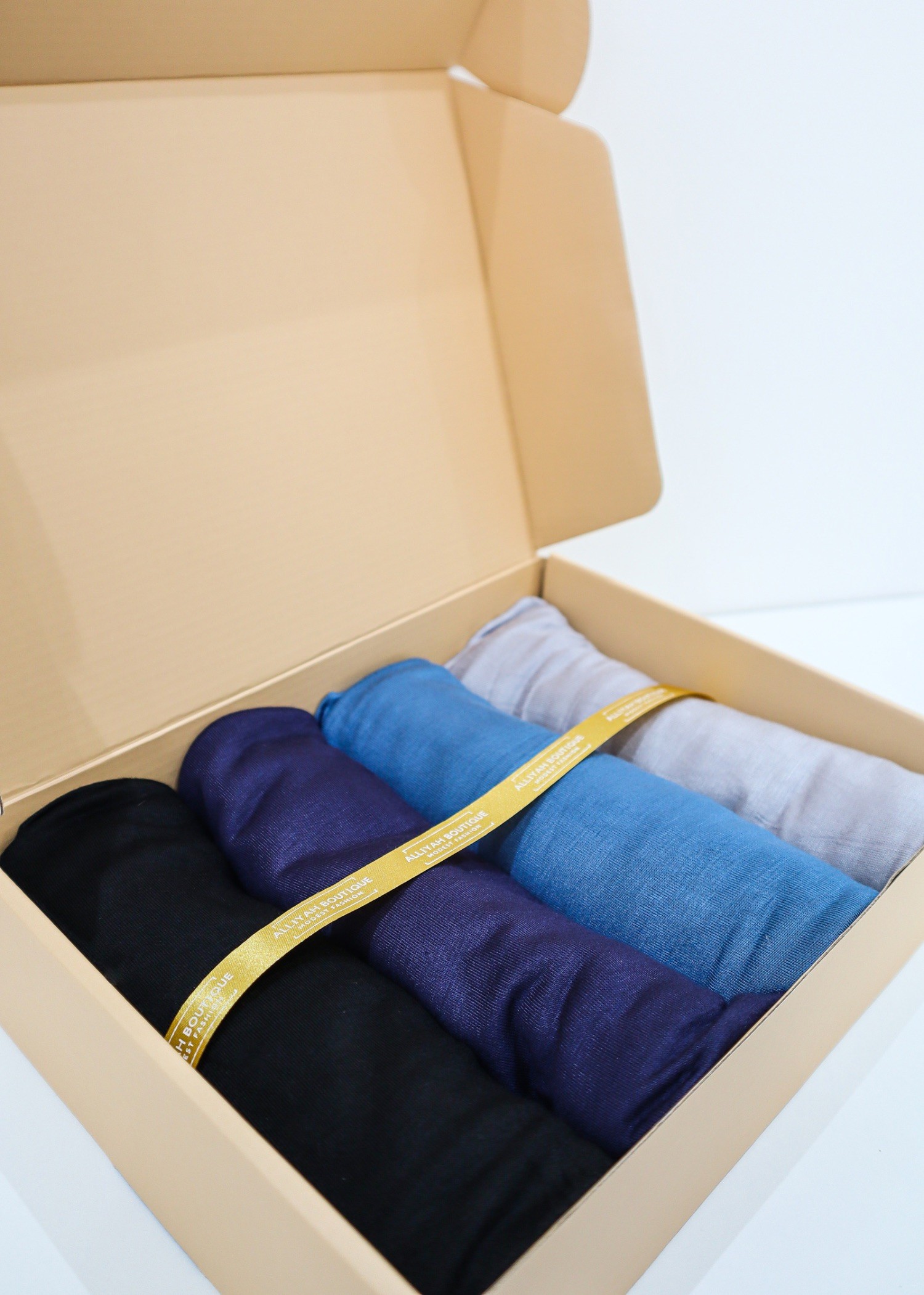 Box hijab jersey blue Box hijab jersey blue