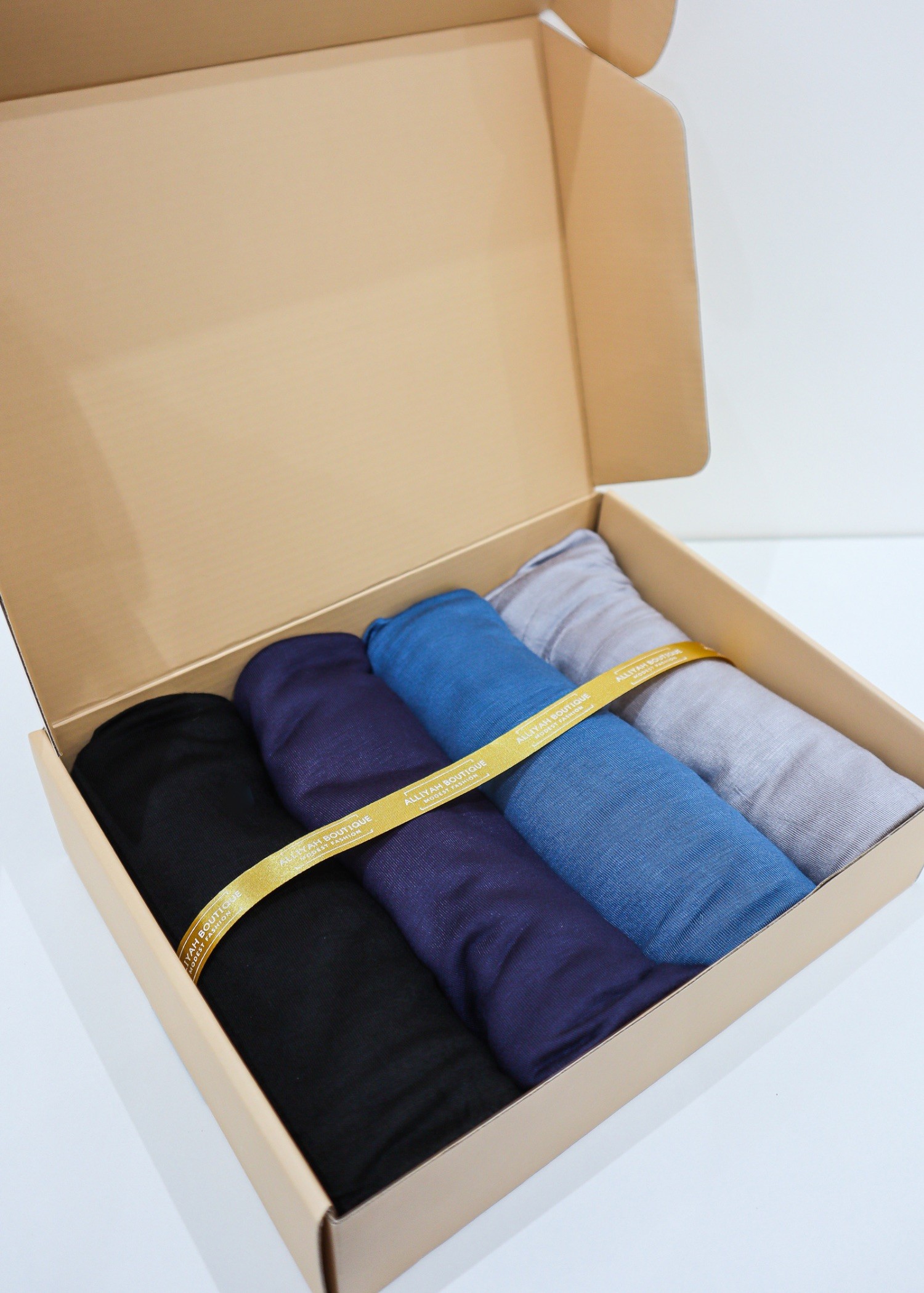 Box hijab jersey blue