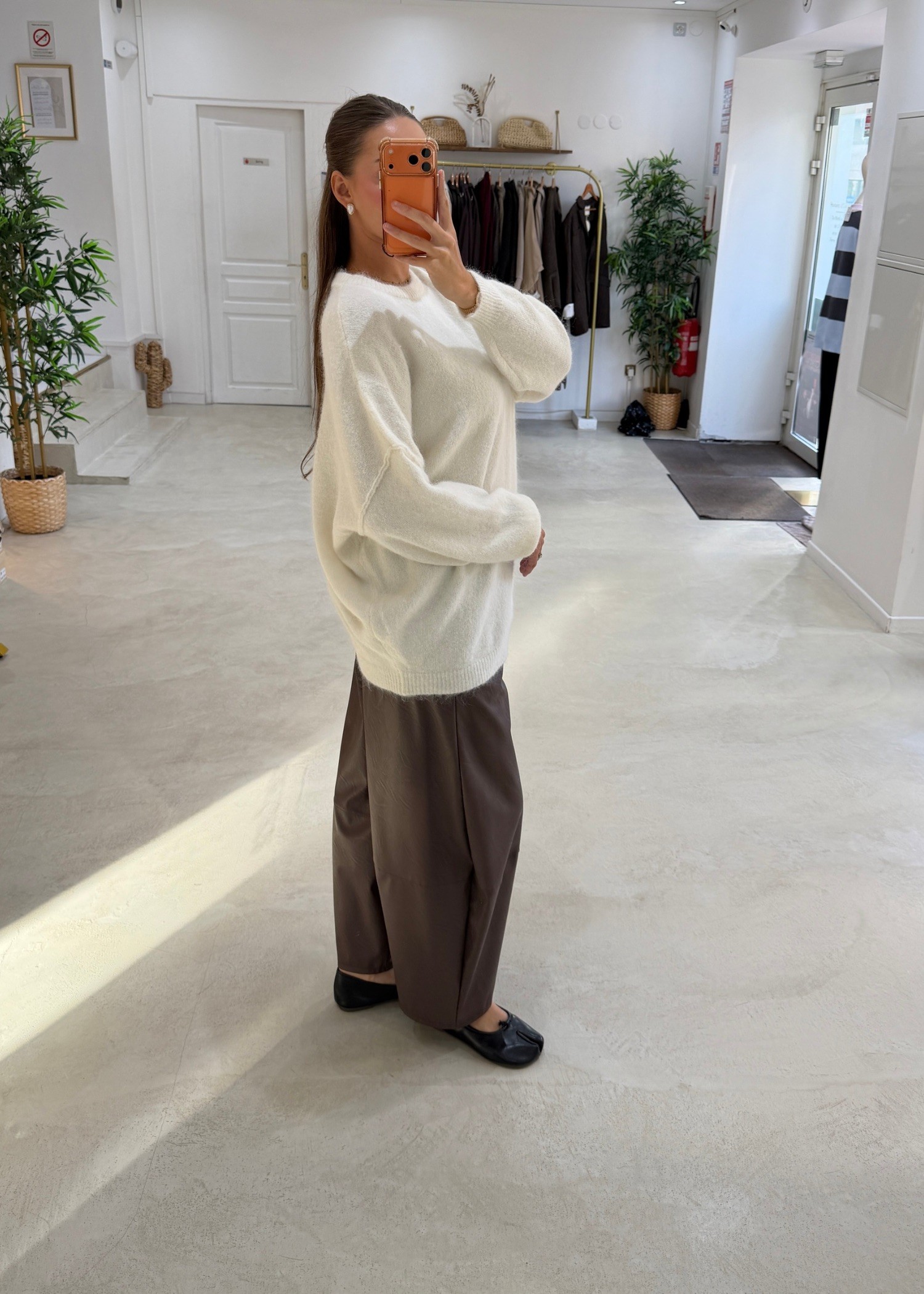 Pull Alma blanc