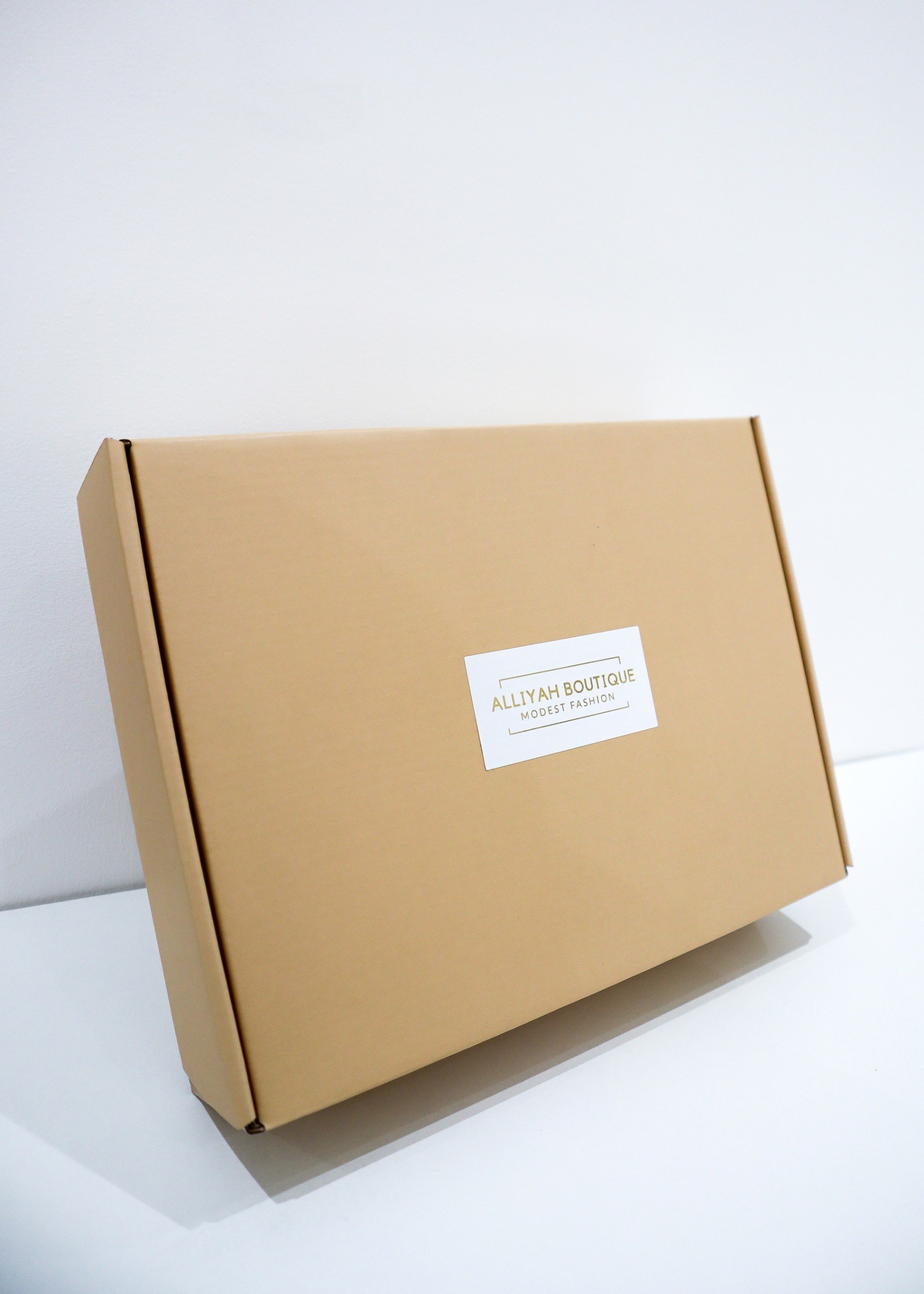 Box hijab jersey tons choco/nude