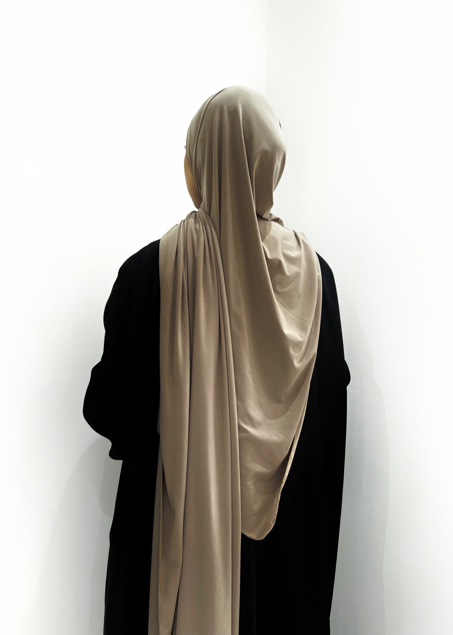 Jersey premium taupe/amande