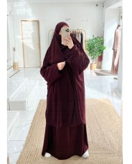 Jilbeb jupe soie de médine vert olive