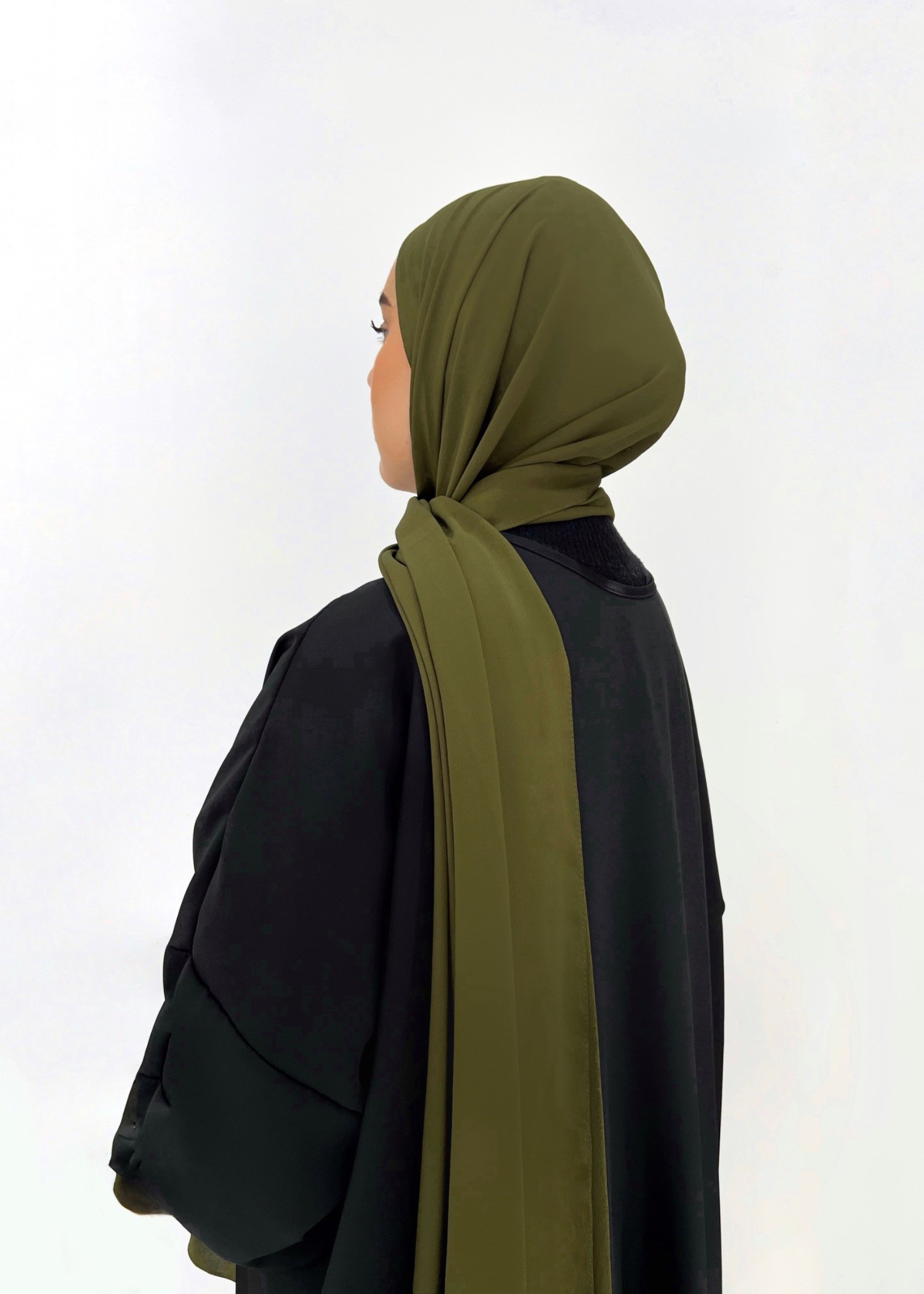 Deluxe mousseline kaki