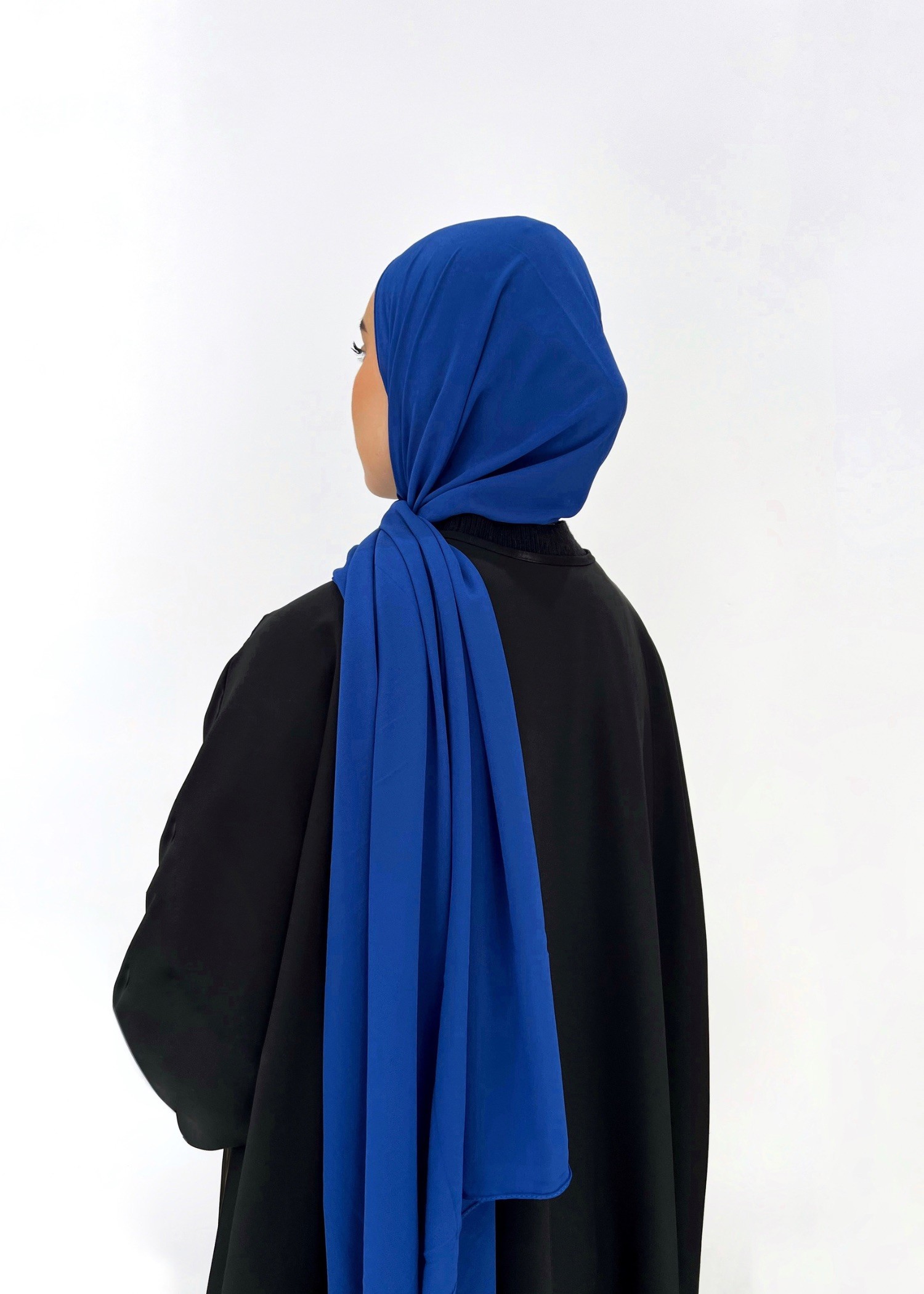 Mousseline bleu electrique