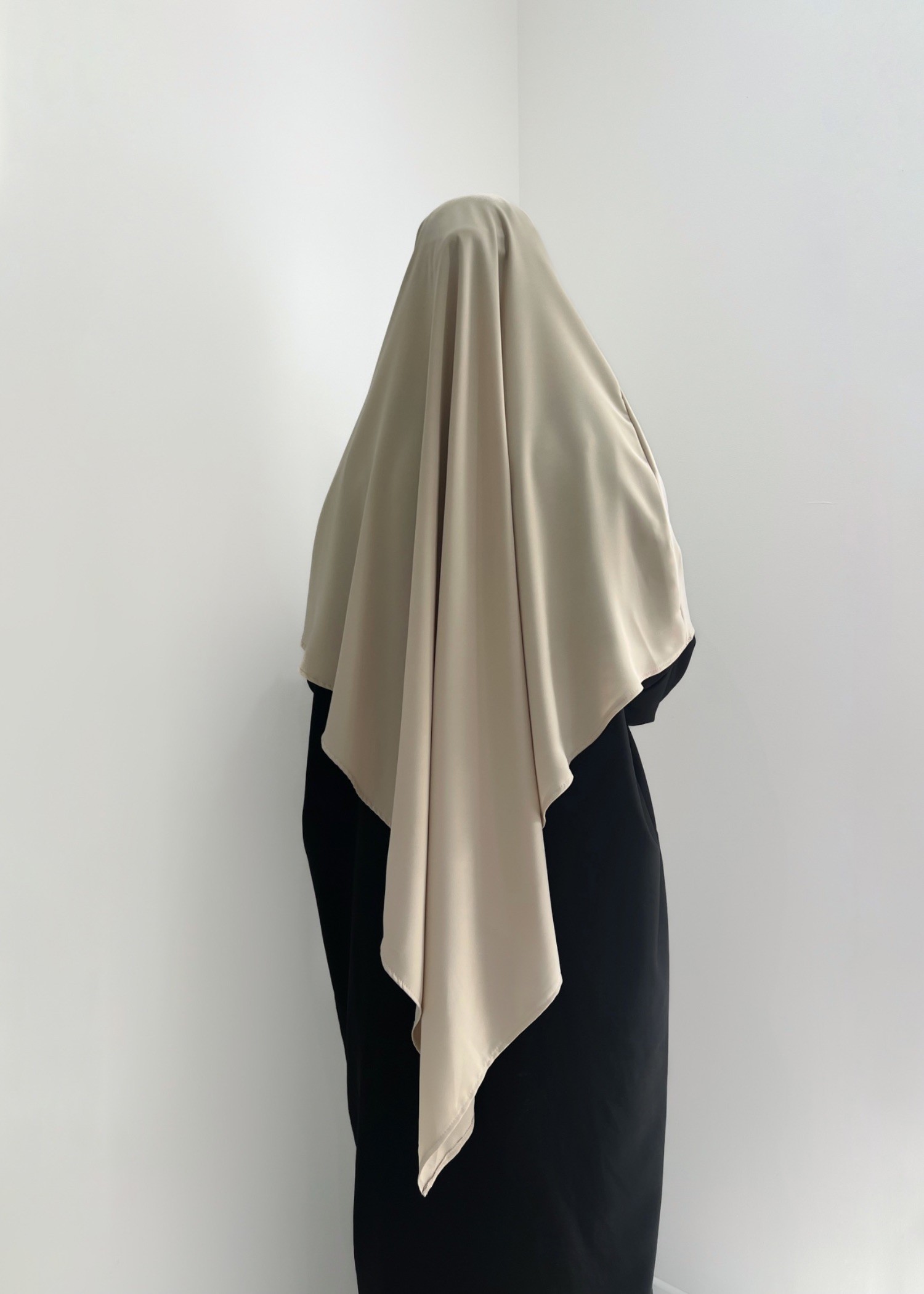 Khimar mi-long soie de médine