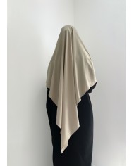 Khimar mi-long soie de médine