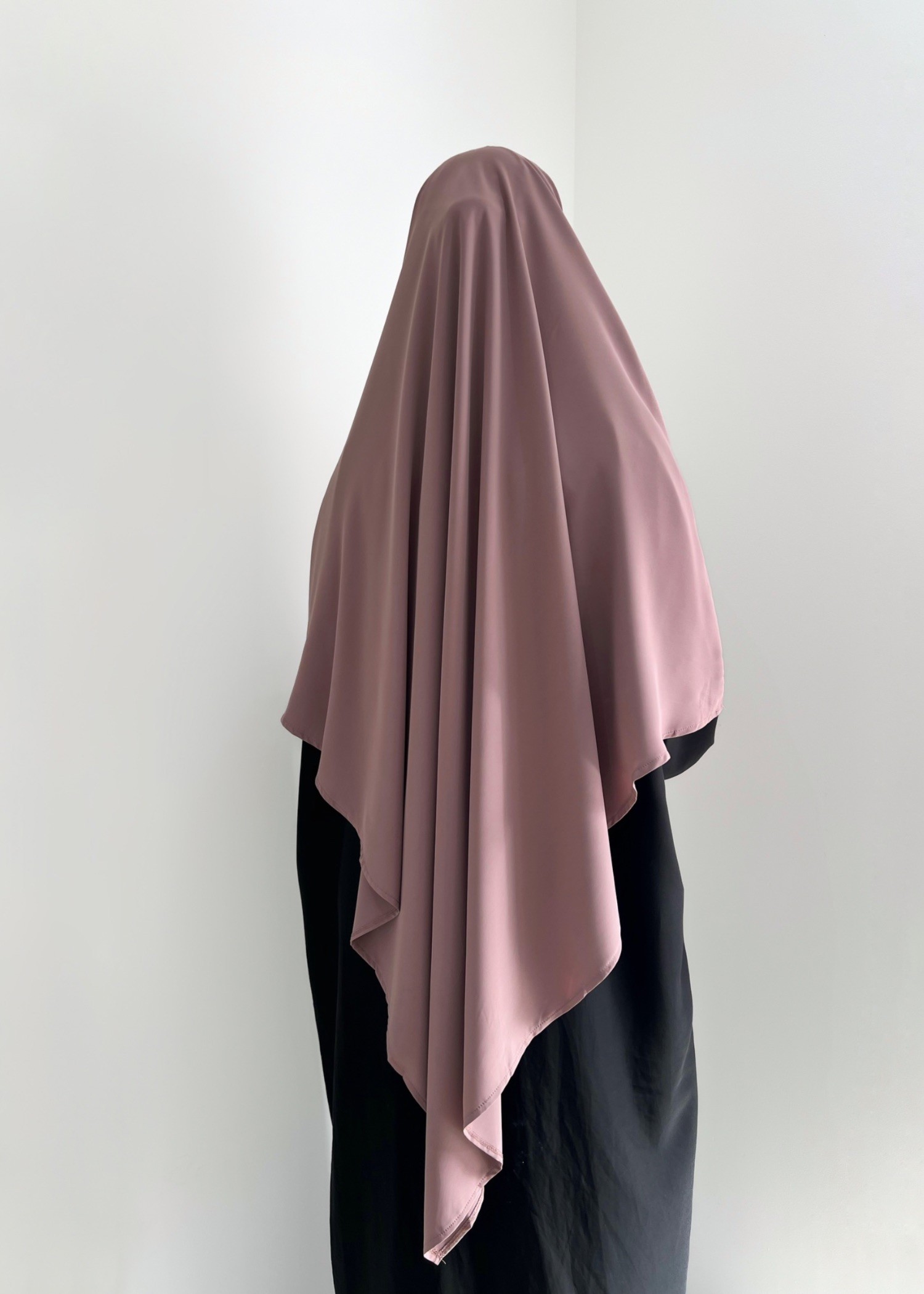 Khimar mi-long soie de médine