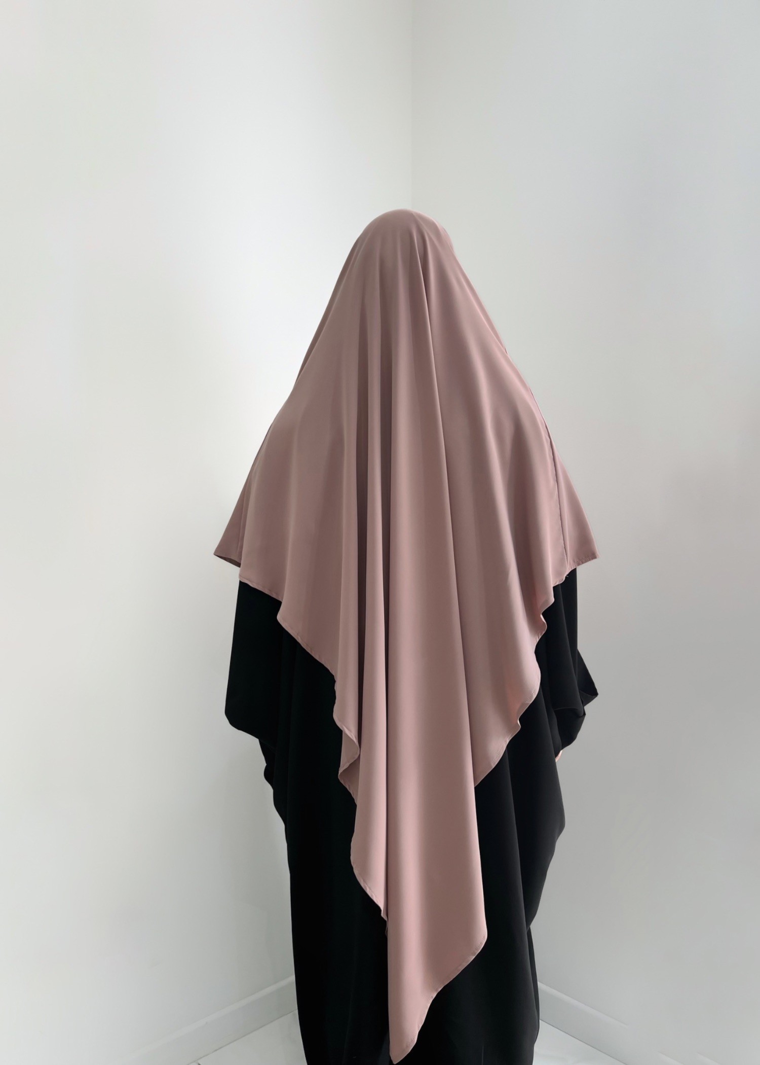 Khimar mi-long soie de médine