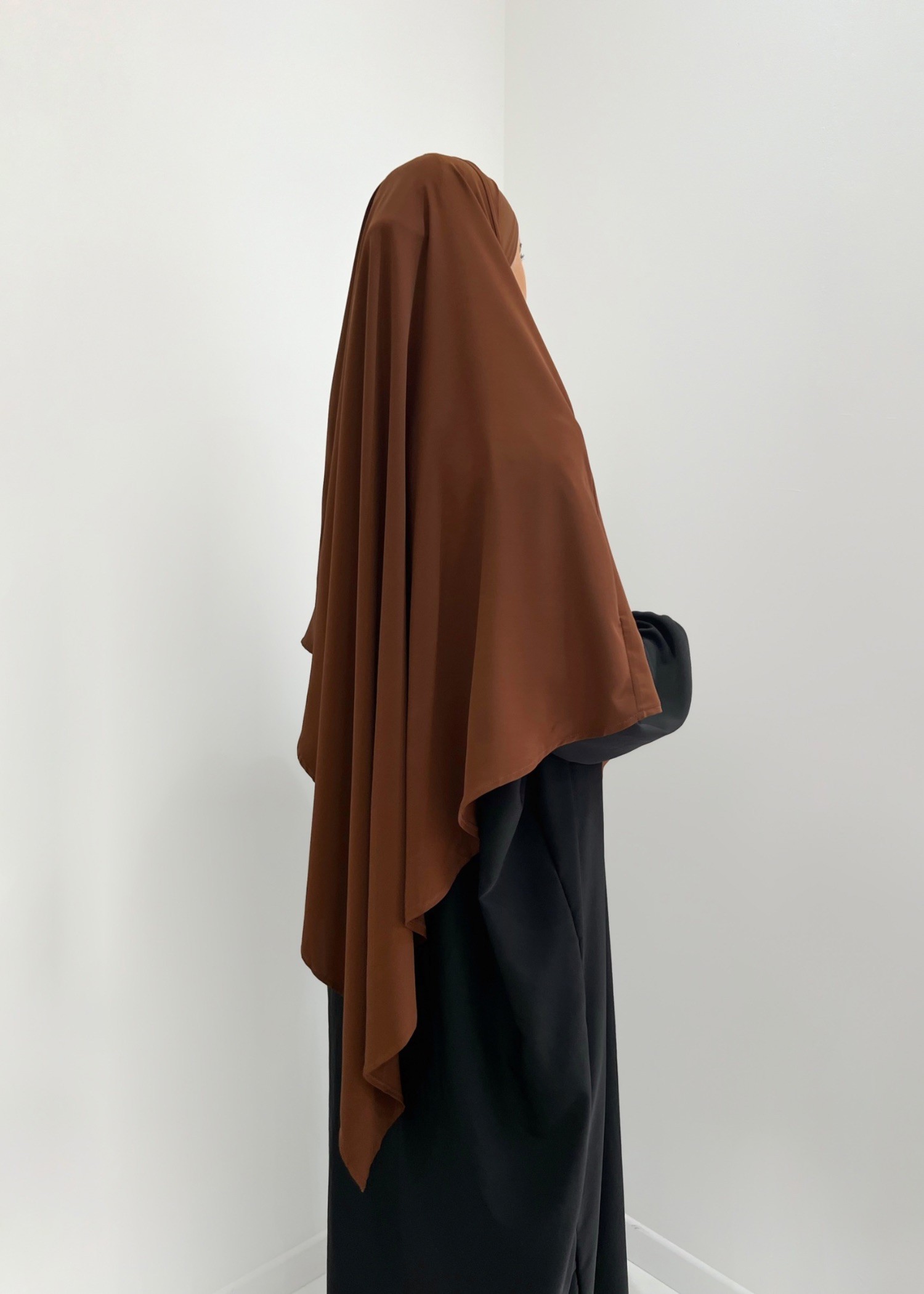 Khimar mi-long soie de médine