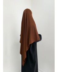 Khimar mi-long soie de médine