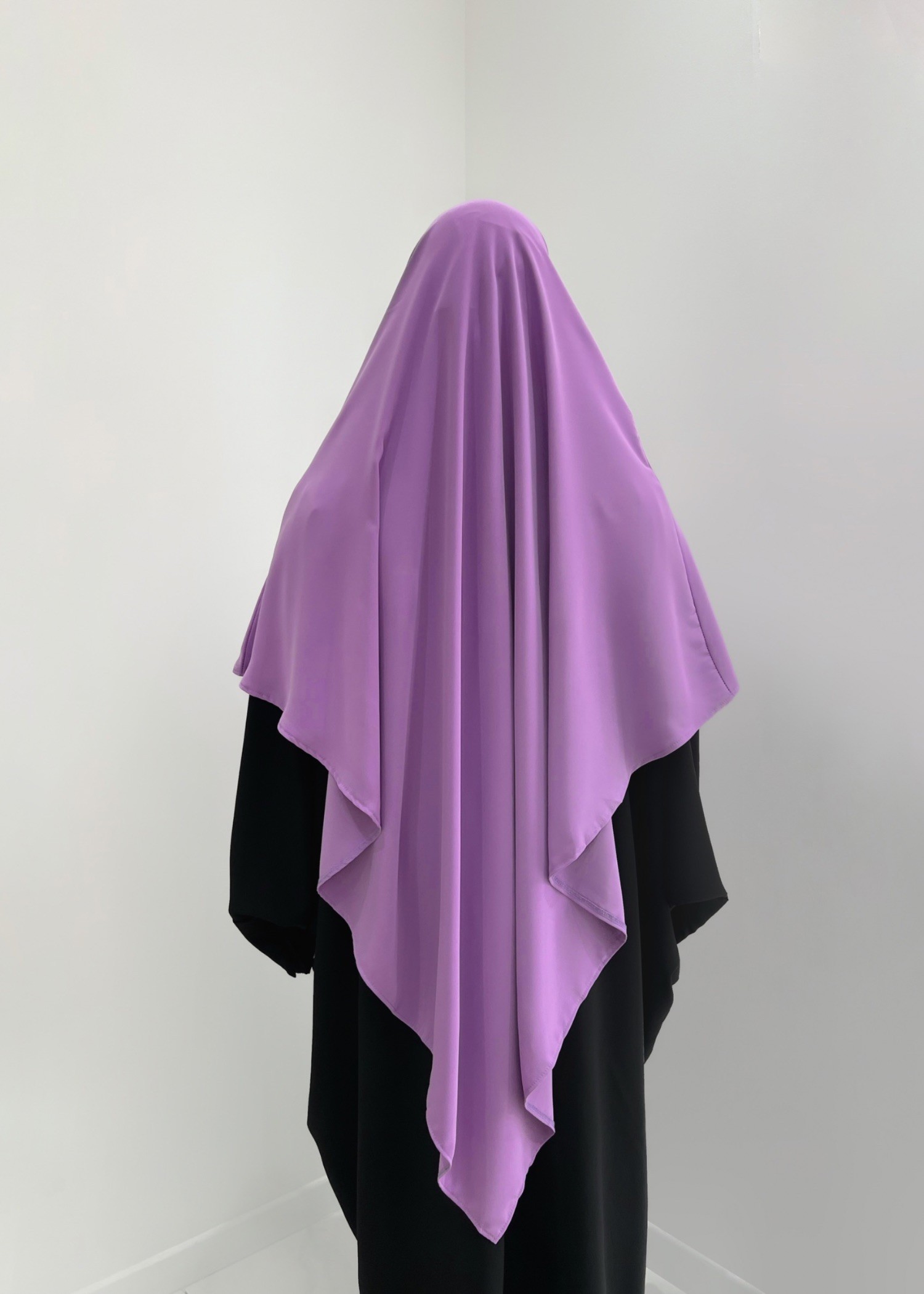 Khimar mi-long soie de médine