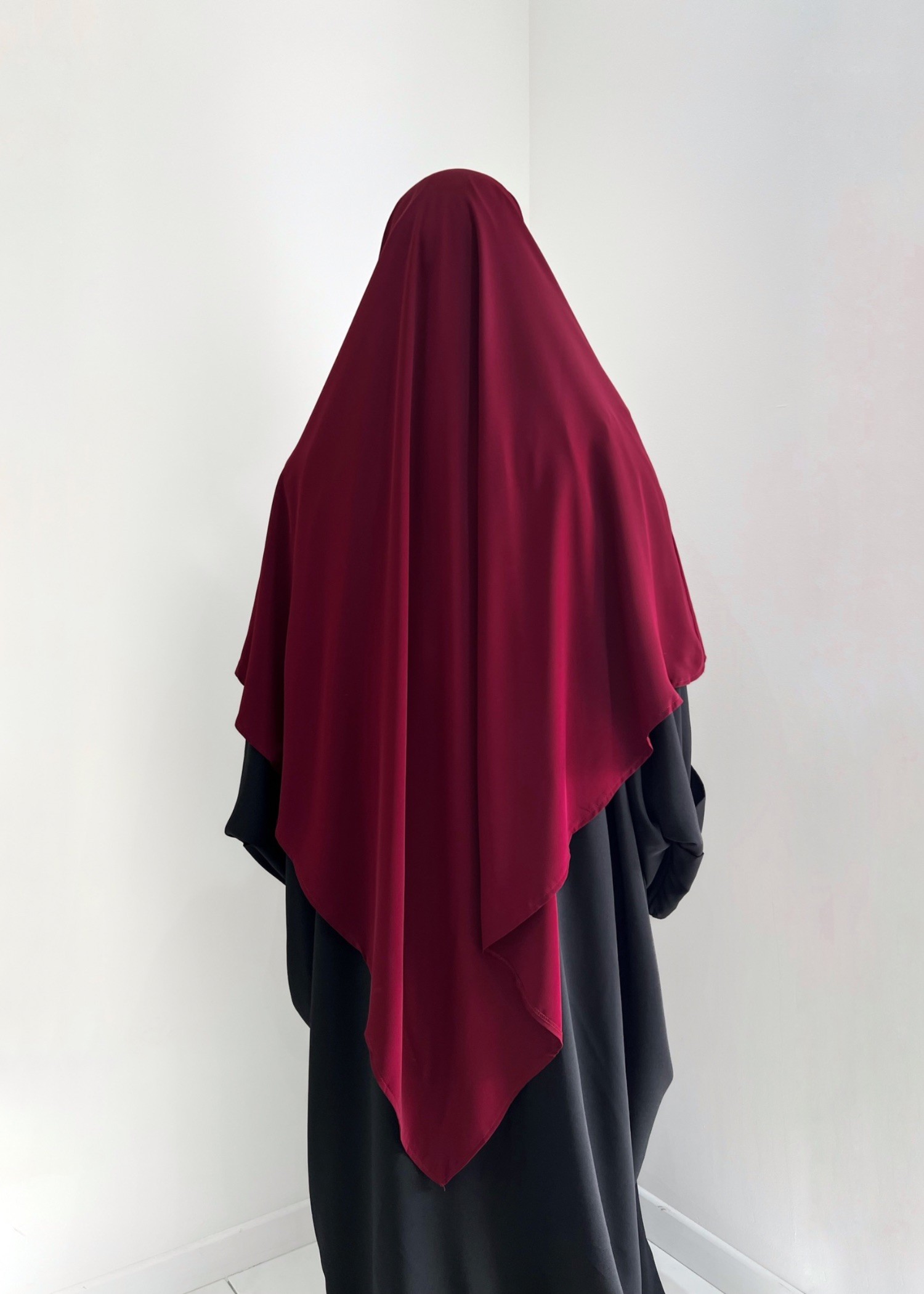 Khimar mi-long soie de médine
