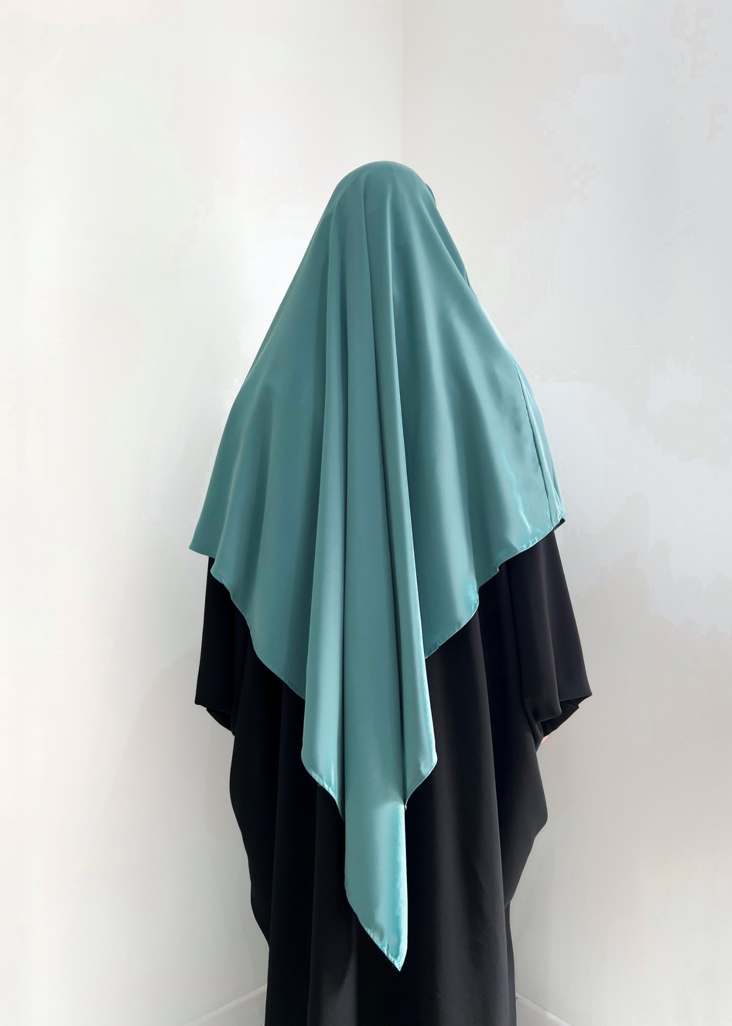 Khimar mi-long soie de médine